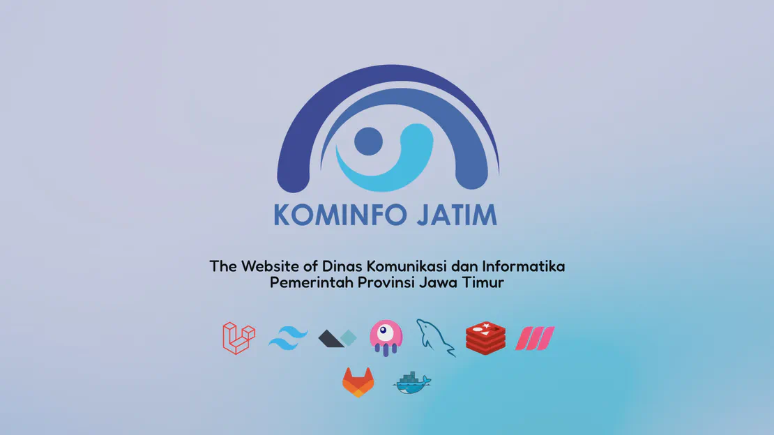 Website for Dinas Kominfo Jatim
